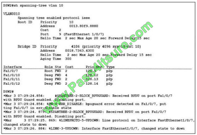 pass4itsure 300-115 exam question q7