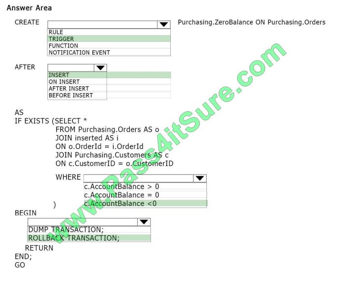 Pass4itsure 70-461 exams questions-q12-3