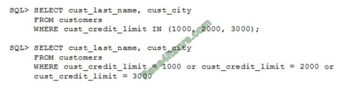 Actual4tests 1z0-071 exam questions-q2