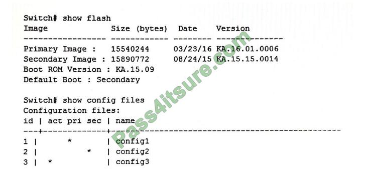 Actual4tests HPE6-A41 exam questions-q7