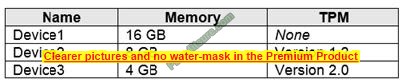 MD-101 free question q13