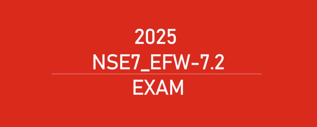 For NSE7_EFW-7.2 Exam